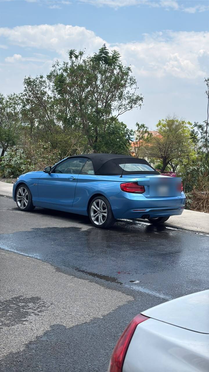 BMW convertible lavado a domicilio